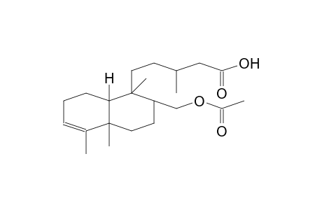 1-NAPHTHALENEPENTANOIC ACID, 2-(ACETYLOXY)METHYL-1,2,3,4,4A,7,8,8A-OCTAHYDRO-.GQMMQ.,1,4A,5-TETRAMETHYL-