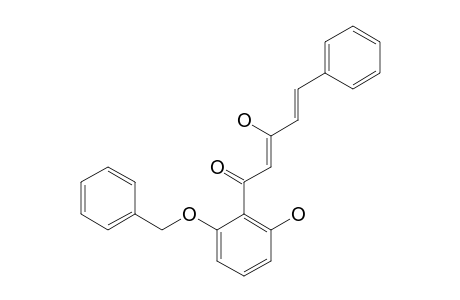 3-Hydroxy-1-(2-benzyloxy-6-hydroxyphenyl)-5-phenyl-2,4-penten-1-one