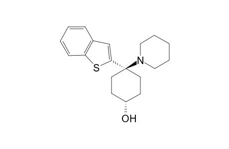 trans-4-(2-Benzo[b]thiopheneyl)-4-piperidinocyclohexanol