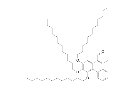 5,6,7-tris( Dodecyloxy)-10-methyl-9-phenanthrenecarbaldehyde