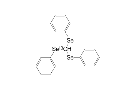 Tris(phenylseleno)[13C]methane