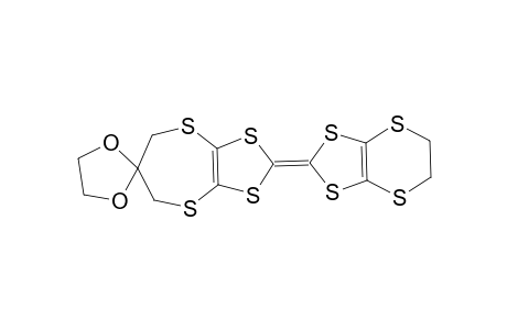 2,3-(Ethylenedithio)-5,7-[6-(ethylenedioxapropylenedithio)tetrathiafulvalene