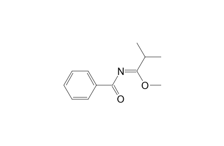 Propanimidic acid, N-benzoyl-2-methyl-, methyl ester