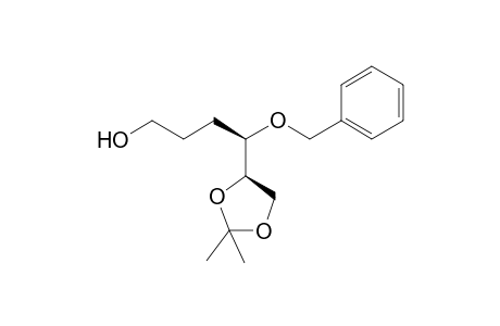 (4R)-4-(Benzyloxy)-4-[(4R)-2,2-dimethyl-1,3-dioxolan-4-yl)butan-1-ol