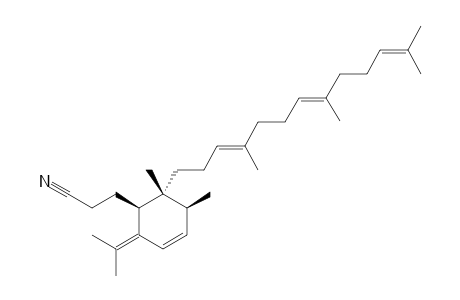 (2S,3R,4S)-1-Isopropylidene-2-(2"-cyanoethyl)-3-[4',8',12'-trimethyltrideca-3',7',11'-trienyl]-3,4-dimethylcyclohex-5-ene