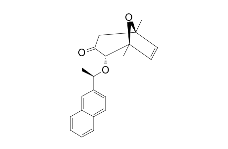 (1R,2S,5R)-1,5-DIMETHYL-2-[(1R)-NAPHTH-2-YL-ETHOXY]-8-OXABICYCLO-[3.2.1]-OCT-6-EN-3-ONE