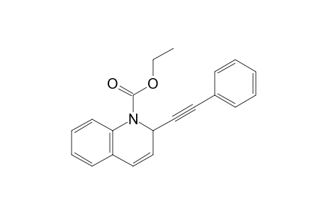 1-Ethoxycarbonyl-2-(2-phenylethynyl)-1,2-dihydroquinoline
