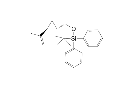 tert-Butyl-diphenyl-[[(1S,2S)-2-prop-1-en-2-ylcyclopropyl]methoxy]silane