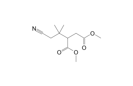 Dimethyl 2-(1-cyano-2-methylpropan-2-yl)succinate
