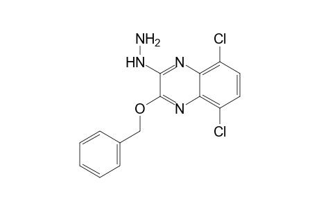 3-Benzyloxy-5,8-dichloro-2-hydrazinoquinoxaline