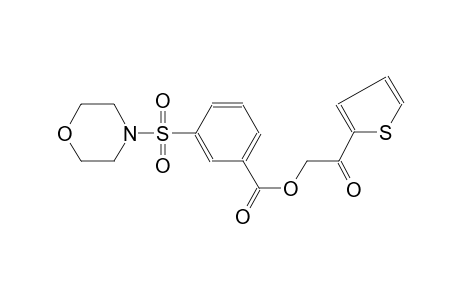 benzoic acid, 3-(4-morpholinylsulfonyl)-, 2-oxo-2-(2-thienyl)ethylester