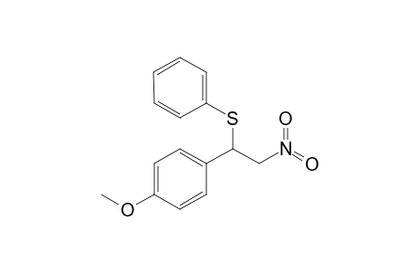 1-Methoxy-4-(1-phenylsulfanyl-2-nitro-ethyl)-benzene
