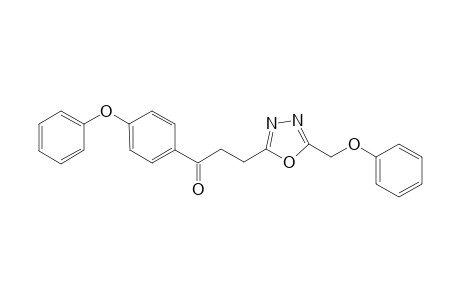 1-(p-Phenoxyphenyl)-3-[5'-(phenoxymethyl)-1',3',4'-oxadiazol-2'-yl]propan-1-one