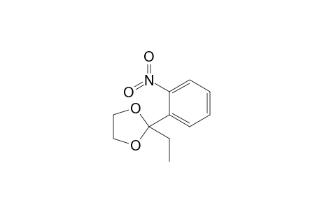 2-Ethyl-2-(2-nitrophenyl)-1,3-dioxolane