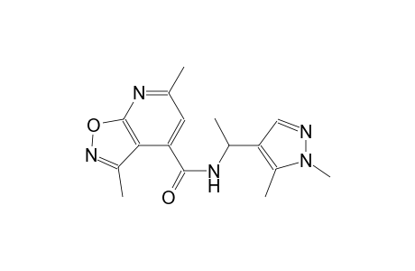 isoxazolo[5,4-b]pyridine-4-carboxamide, N-[1-(1,5-dimethyl-1H-pyrazol-4-yl)ethyl]-3,6-dimethyl-