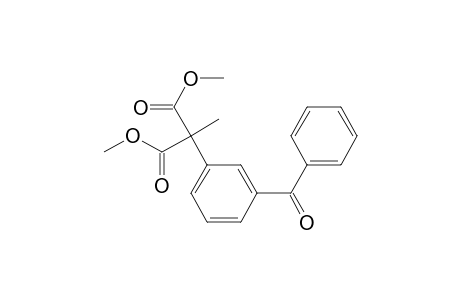 Dimethyl 2-Methyl-2-(3'-benzoyl)phenylpropandioate