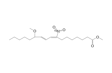 Methyl [15N](9E,11E)-13-hydroxy-9-nitro-octadeca-9,11-dienoate