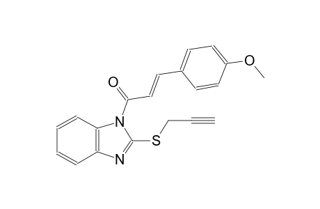1-[(2E)-3-(4-methoxyphenyl)-2-propenoyl]-2-(2-propynylsulfanyl)-1H-benzimidazole