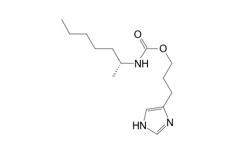 3-(1H-imidazol-5-yl)propyl N-[(1R)-1-methylhexyl]carbamate