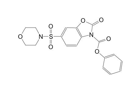 3(2H)-benzoxazolecarboxylic acid, 6-(4-morpholinylsulfonyl)-2-oxo-,phenyl ester