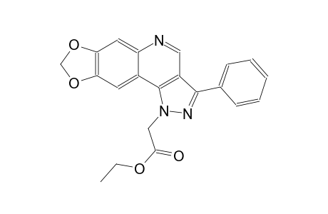 ethyl (3-phenyl-1H-[1,3]dioxolo[4,5-g]pyrazolo[4,3-c]quinolin-1-yl)acetate