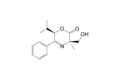 (3R,6S)-3-(hydroxymethyl)-6-isopropyl-3-methyl-5-phenyl-3,6-dihydro-2H-1,4-oxazin-2-one