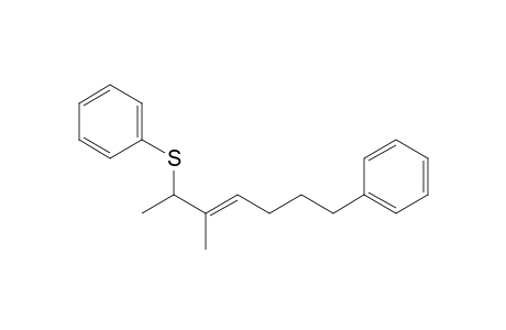 Benzene, [(1,2-dimethyl-6-phenyl-2-hexenyl)thio]-, (E)-