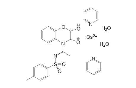 3,4-Dihydro-4-[1-(tosylimino)ethyl]-2H-1,4-benzoxazine-2,3-diylosmiat-Pyridin complex