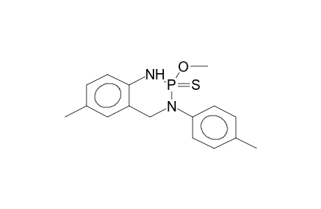 1-(PARA-TOLYL)-2-METHOXY-2-THIO-1'-METHYL-4,5-BENZO-1,3,2-DIAZAPHOSPHORINANE