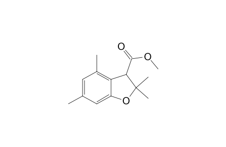 2,2,4,6-tetramethyl-3H-benzofuran-3-carboxylic acid methyl ester