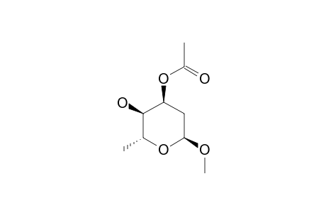 METHYL-3-O-ACETYL-2,6-DIDEOXY-ALPHA-L-RIBO-HEXOPYRANOSIDE