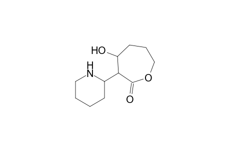 (3RS,4RS)-4-Hydroxy-3-[(2RS)-2-piperidyl]oxepan-2-one