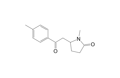 1-Methyl-5-(2-oxo-2-p-tolylethyl)pyrrolidin-2-one