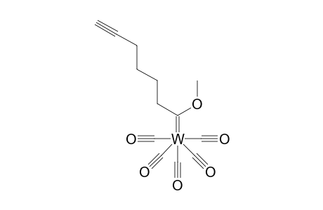 (5-Hexynyl)methoxycarbene pentacarbonyltungsten(0) complex