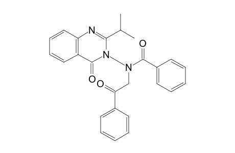 N-(2-isopropyl-4-keto-quinazolin-3-yl)-N-phenacyl-benzamide