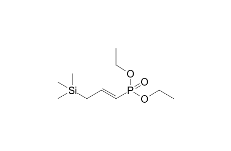 (E)-3-(Trimethylsilanyl)-propenyl-phosphonic Acid Diethyl Ester