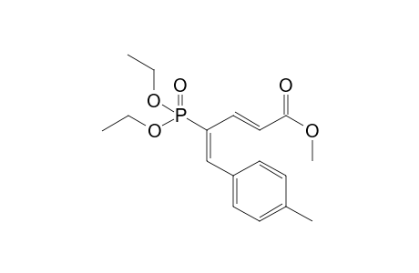 (1E,2E)-Diethyl-2-(4-methylphenyl)-1-[(3-methoxycarbonyl)-prop-2-enyl]vinylphosphonate