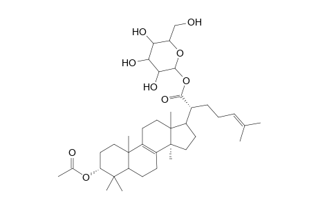 3.alpha.-Acetoxy-5.alpha.-lanosta-8,24-dien-21-oic Acid - Ester - .beta.-D-glucoside