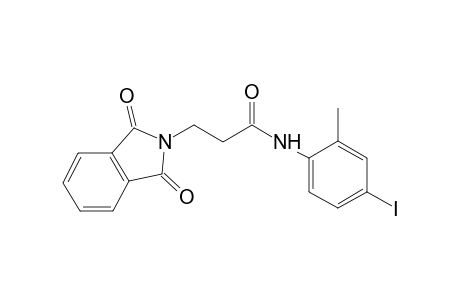 3-(1,3-Dioxo-1,3-dihydro-isoindol-2-yl)-N-(4-iodo-2-methyl-phenyl)-propionamide
