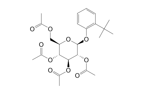 2-TERT.-BUTYL-PHENYL-2,3,4,6-TETRA-O-ACETYL-BETA-D-GLUCOPYRANOSIDE