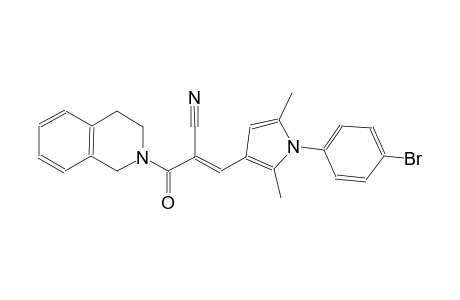 (2E)-3-[1-(4-bromophenyl)-2,5-dimethyl-1H-pyrrol-3-yl]-2-(3,4-dihydro-2(1H)-isoquinolinylcarbonyl)-2-propenenitrile