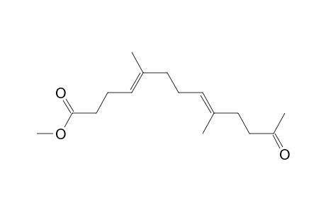 4,8-Tridecadienoic acid, 5,9-dimethyl-12-oxo-, methyl ester, (E,E)-