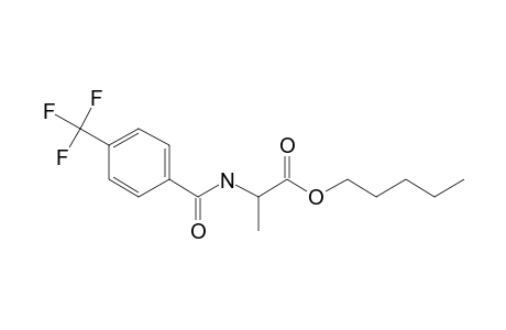 L-Alanine, N-(4-trifluoromethylbenzoyl)-, pentyl ester