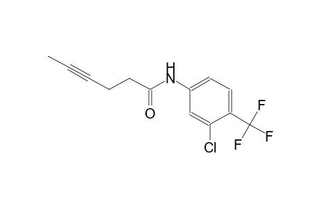 N-[3-chloro-4-(trifluoromethyl)phenyl]-4-hexynamide
