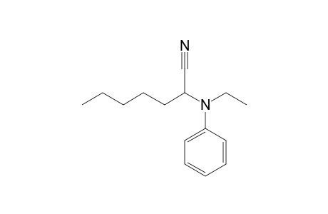 2-(Phenylethylamino)heptanenitrile