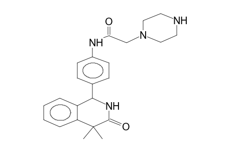 4,4-DIMETHYL-1-[4'-(PIPERAZINYLACETYL)AMINOPHENYL]-1,4-DIHYDRO-3(2H)-ISOQUINOLINONE