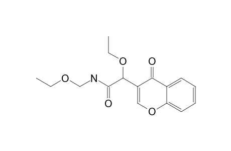 2-ETHOXY-N-(ETHOXYMETHYL)-2-(4-OXO-4H-CHROMEN-3-YL)-ACETAMIDE