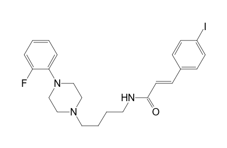 N-(4-(4-(2-Fluorophenyl)piperazin-1-yl)butyl)-3-(4-iodophenyl)acryl amide