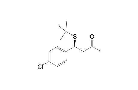 (S)-4-tert-Butylsulfanyl-4-(4'-chlorophenyl)-butan-2-one