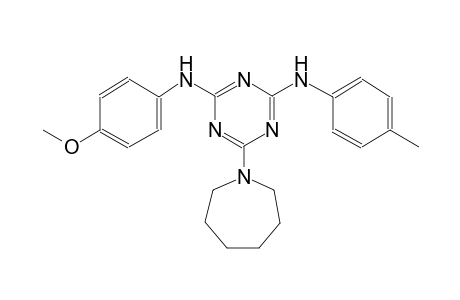 1,3,5-triazine-2,4-diamine, 6-(hexahydro-1H-azepin-1-yl)-N~2~-(4-methoxyphenyl)-N~4~-(4-methylphenyl)-